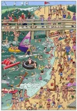 La plage en été - illustrations